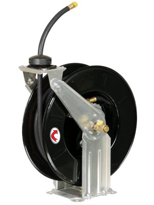 Enrolador de mangueira • Mangueira de borracha de 3/8″ ou 1/2″ x 15m