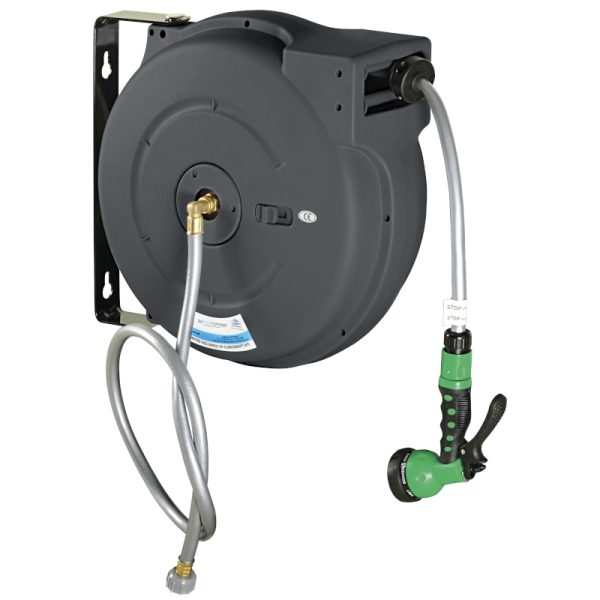 Flowconcept Water hose reel 1/2" x 20m incl. spray gun EG701204G