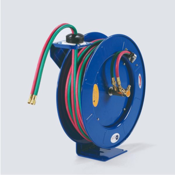 Flowconcept Hose reel Dual-hose for Oxygen Acetylene welding EW8082022