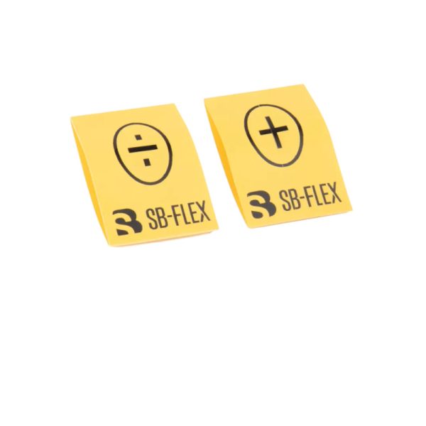 Sb-flex varmekrympeslange gul +-