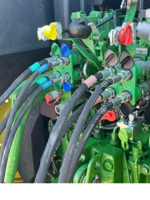Marquage des tuyaux hydrauliques • John Deere, New Holland, Massey Ferguson • 10 pcs
