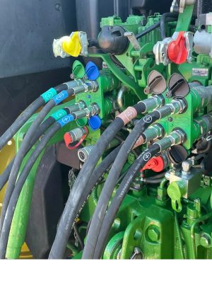 Hydraulikschlauchmarkierung • John Deere, New Holland, Massey Ferguson • 10 Stück