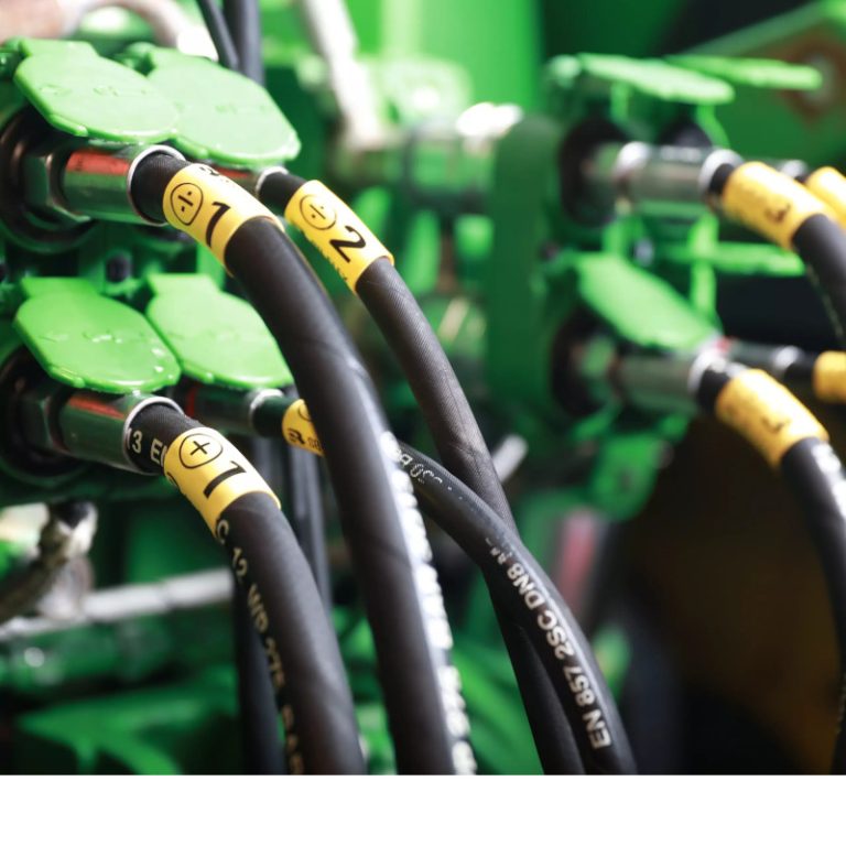 Hydraulic hose marking universal set • Yellow • 8 pcs • MEMIDOS