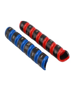 SpiralFlex • Slangmarkering • + & – • Röd och blå • 2 st.