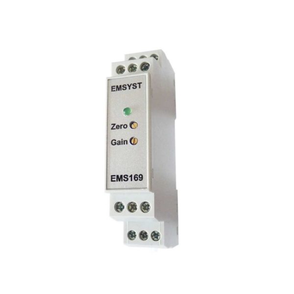 EMSYST EMS169 Signal Conditioner for kraftsensor, lastcelle, veiesensor, flekkmåler