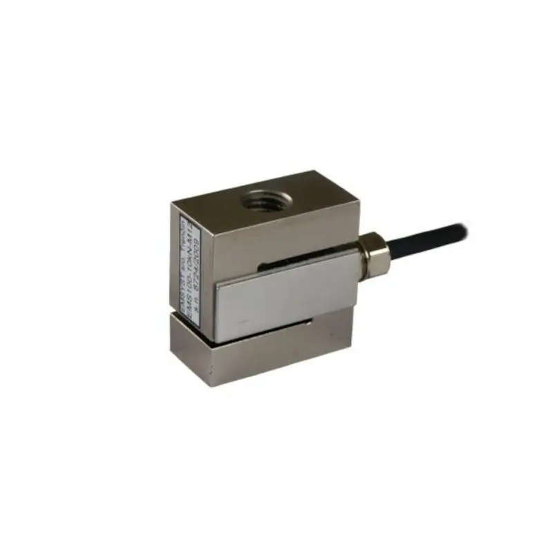 Célula de carga EMSYST EMS100 S-Beam de alta qualidade, fabricada em aço inoxidável de primeira qualidade para precisão em várias aplicações.