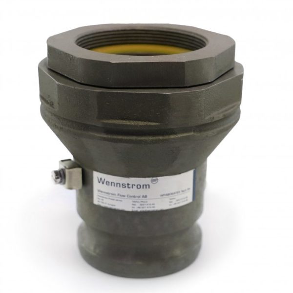 Wennstrom VR1 adaptor with flame arrester with short axle front image