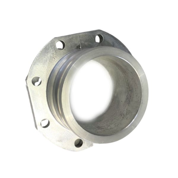 Flange TW100 / Camlock Male DN100 full front view