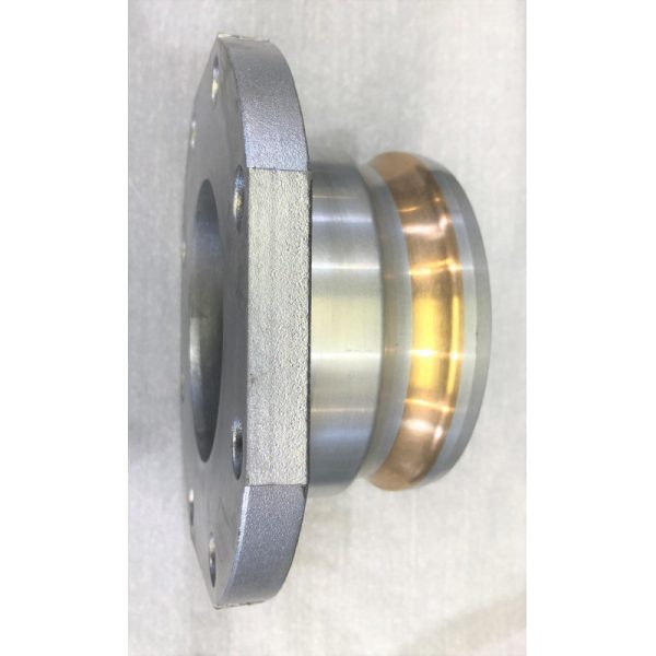 Flange TW100 / Camlock Male DN100 side view