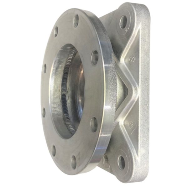 ADAPTER FLANGE TW100 / BALL VALVE DN100 Full frontal view