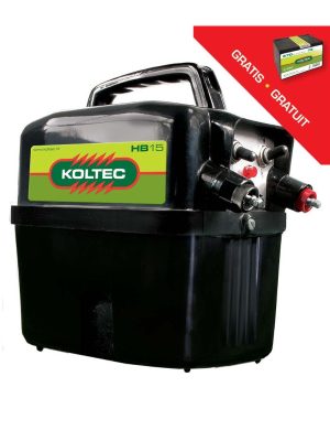 Koltec HB15 akkukäyttöinen sähköaidan virransyöttölaite