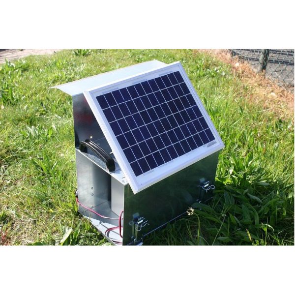 Koltec battery box with solar panel