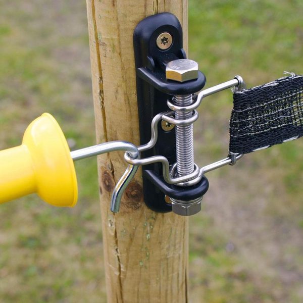Koltec gate handle anchor for tape for electric fence
