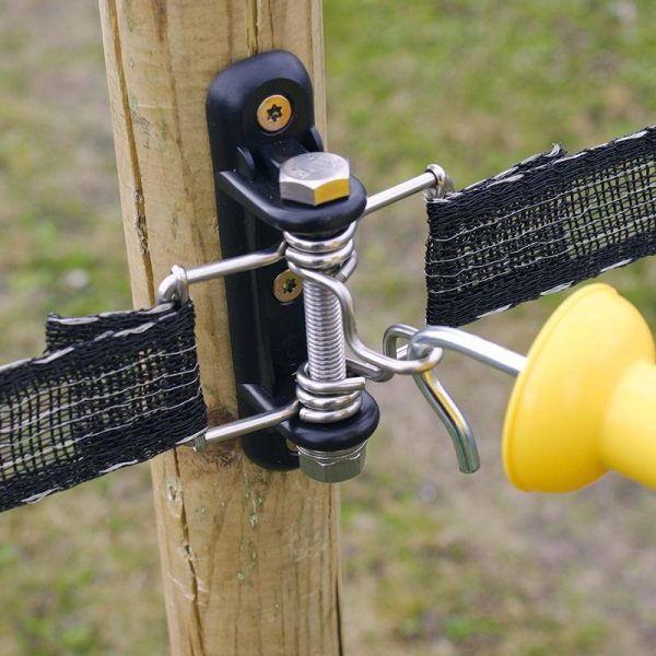 Isolateur d'angle Koltec pour ancrage de ruban et de poignée de portail en acier inoxydable