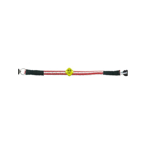 Kabel brány Koltec pro elektrický ohradník. Červená/bílá, 4-5 metrů
