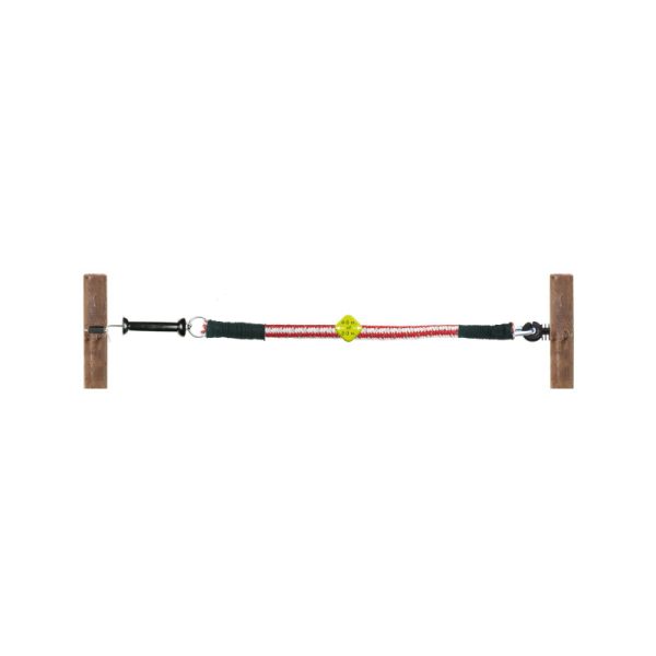 Koltec ledsæt til elektrisk hegn elastisk rød/hvid 4-5m