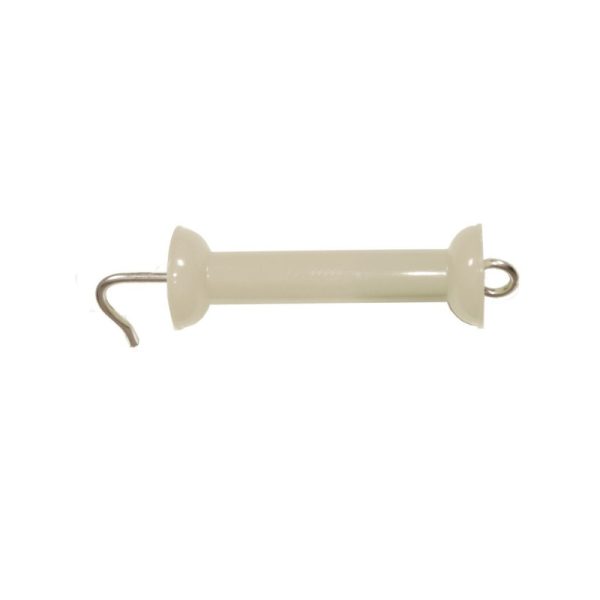 Koltec inox gate handle white for electric fence