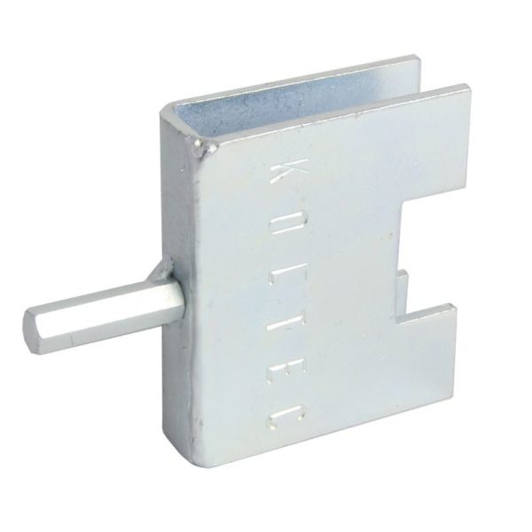 Koltec Metall-Schraubhilfe für Elektrozäune zur Unterstützung beim Einschrauben von Isolatoren.