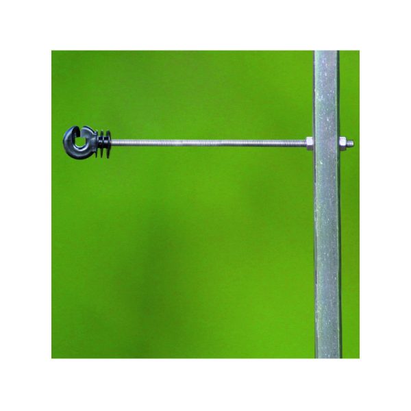 L'isolatore ad anello sfalsato Koltec con filettatura m6 + 2 dadi a 22 cm dal palo è indispensabile per mantenere in sicurezza gli impianti elettrici.