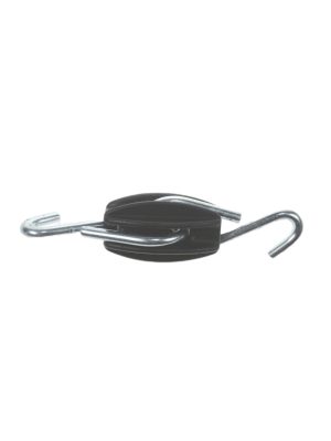 Koltec – Isolador de canto com 2 ganchos em aço inoxidável