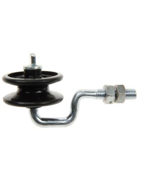 Koltec – Isolador de rolos de canto com rosca m6, incluindo 2 porcas (4 peças)