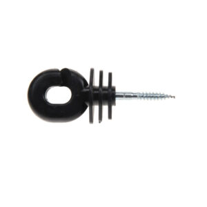 Koltec ringisolator, oval med löpande kärna för trästolpar.