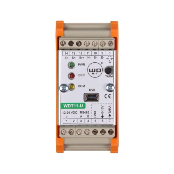 WObit WDT11-U 0-10V gerinim ölçerler için sinyal düzenleyici