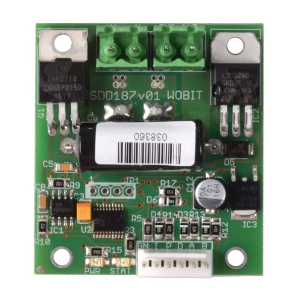 WObit SDD187-01 DC motorkontroller, sett ovenfra