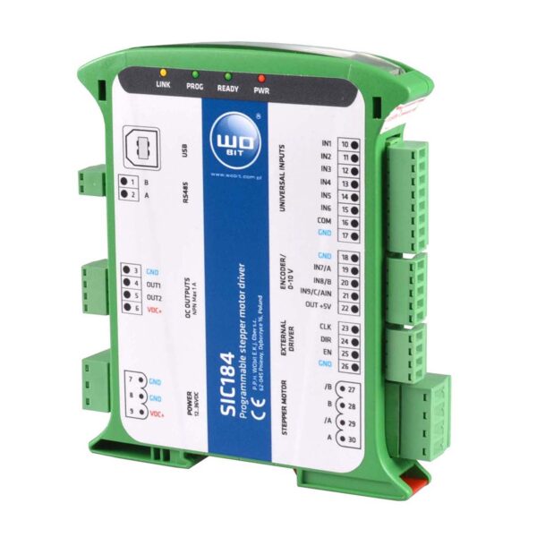 WObit SIC184 Programmerbar stepmotor-driver