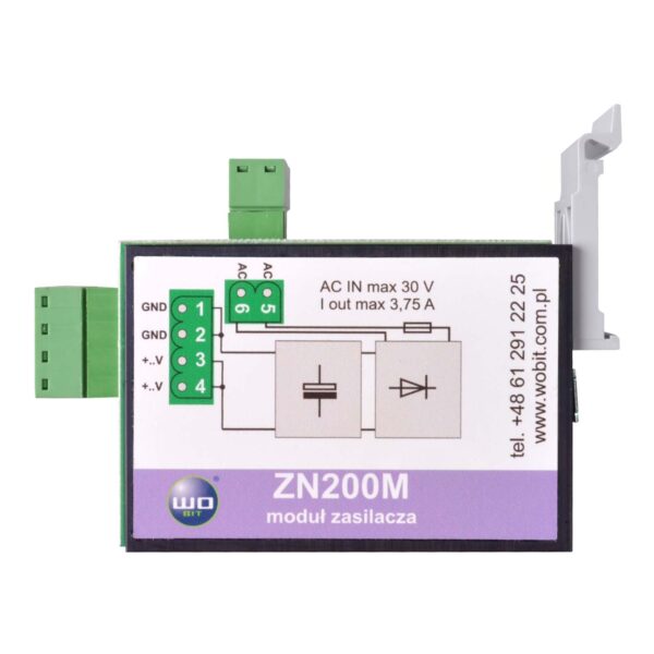 WObit ZN200-M universal rectifier module 30V/4A left