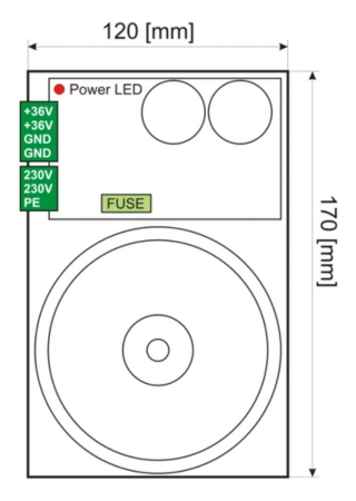 WObit ZN300-L(001) dimenzije