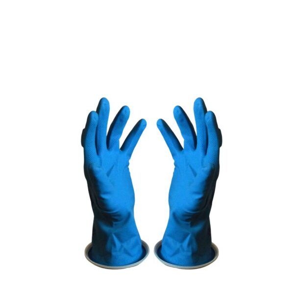 Para lateksowych rękawic ochronnych Glovac 0,3 mm z funkcją blokady kapania
