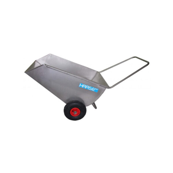 haase calf trolley in stainless steel for transporting calves