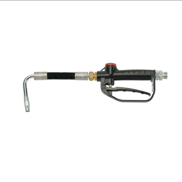 Ompi Oil gun, 16mm Ø 80° flexible hose, manual anti-drip nozzle, 1/2” BSP