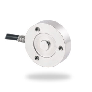 Senzor de forță EMSYST EMS55, celulă de sarcină compactă pentru aplicații industriale și de laborator, fabricată din oțel inoxidabil de înaltă calitate.