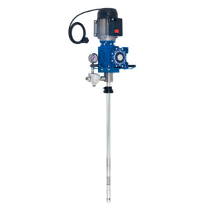 Ompi - Bomba de grasa eléctrica "BIG BOX" para bidones de 60 kg - 220 V-750 W-1400 rpm