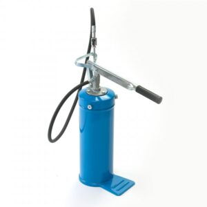 Kit portabil de alimentare manuală cu unsoare cu găleată metalică de 8 kg, presiune maximă de ieșire 130 bar, conexiune 1/4" BSP (M), l