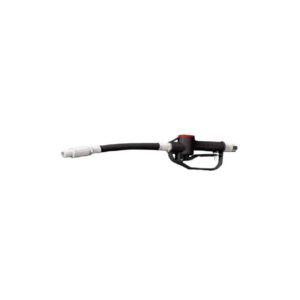 Öljynjakelupistooli, jossa 3/4" BSP (M) sisääntulonivel, joustava kuminen ulostuloaukko ø 3/4".