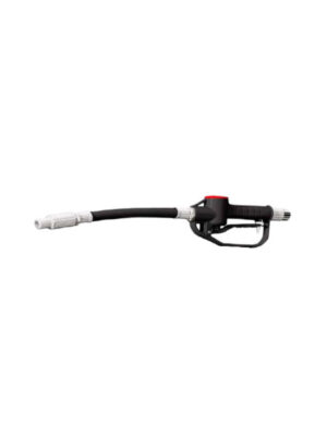 Öljynjakelupistooli, jossa 3/4" BSP (M) sisääntulonivel, joustava kuminen ulostuloaukko ø 3/4".