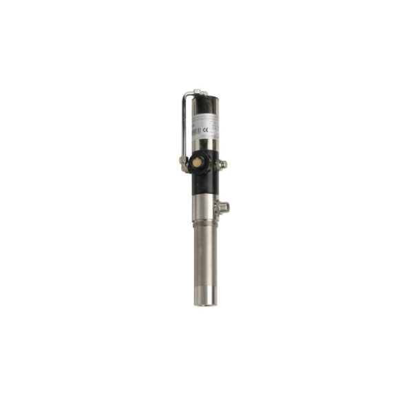 Enkelverkande luftdriven pneumatisk pump i rostfritt stål (AISI 304)