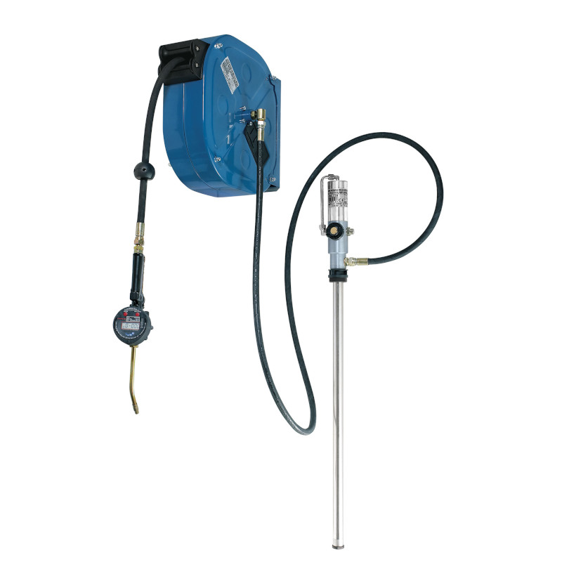 Ompi • Stationary pneumatic oil dispensing kit • Digital meter 15m hose