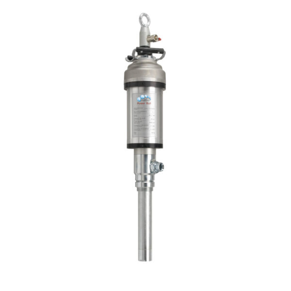 32100 Ompi Air operated pneumatic oil pump "POWER BULL " series with single acting for dispensing at high pressure