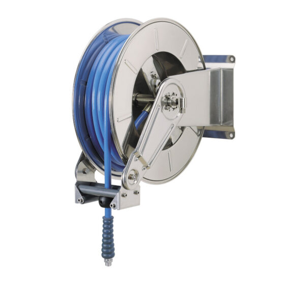 Ompi 37143 Spring-driven hose reel