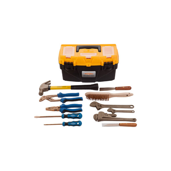 RM1048 AMPCO Safety Tools Maskinistverktøysett 12 deler gnistfritt