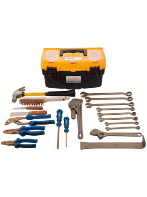 RM1049 AMPCO Safety Tools Kit d'outils de machiniste 21Pcs Anti-étincelles