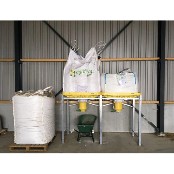 Vidbag Modulo funnel for emptying big bags example view