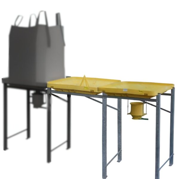 Modulo Funnel extension station extension powder-coated steel frame double extension