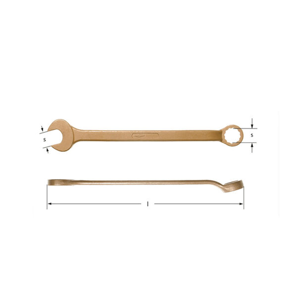 AMPCO Safety Tools AA Комбинированный гаечный ключ DIN3113 BeCu