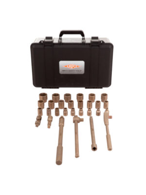 AMPCO Safety Tools 6 pontos, 1/2' meghajtású dugókulcs-készlet 29 darab Berillium Rézből (BeCu) készült alkatrésszel.
