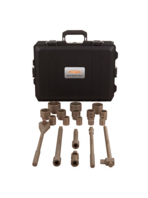 AMPCO Safety Tools Set di chiavi a bussola a 6 punte 3/4' drive con 19 pezzi in bronzo alluminio (AlBz)